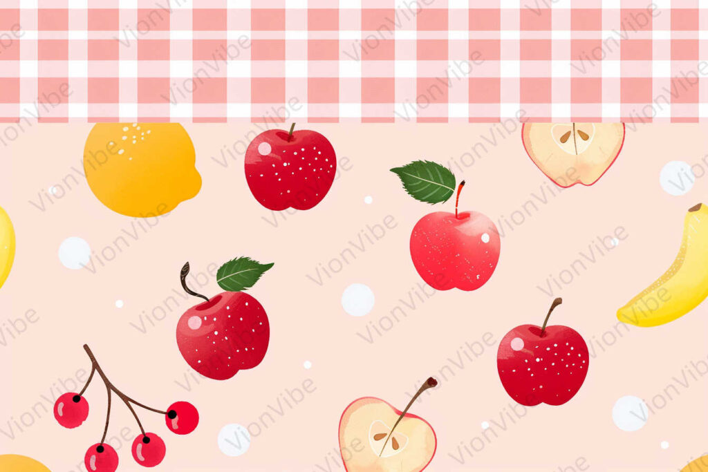 seamless pattern with fruit