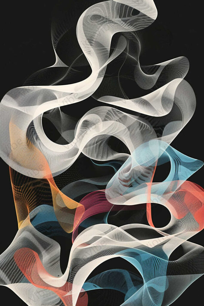 abstract background with smoke