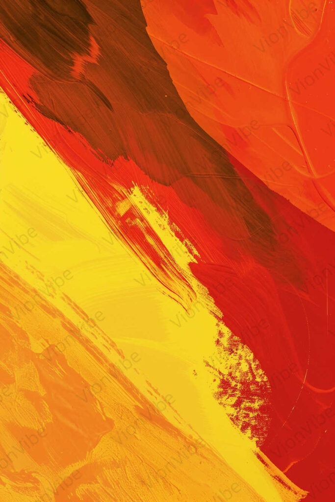 red and yellow paint