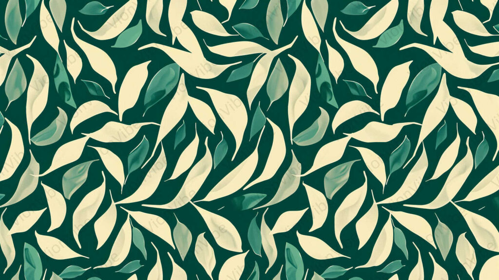 seamless background with leaves