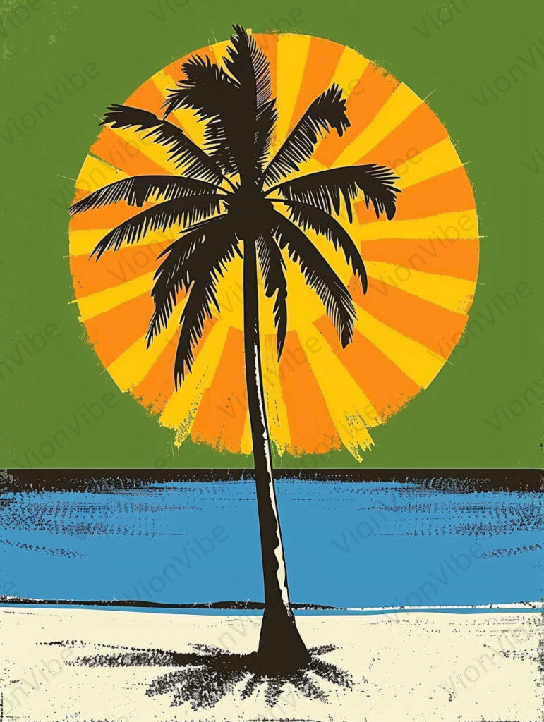 palm tree silhouette