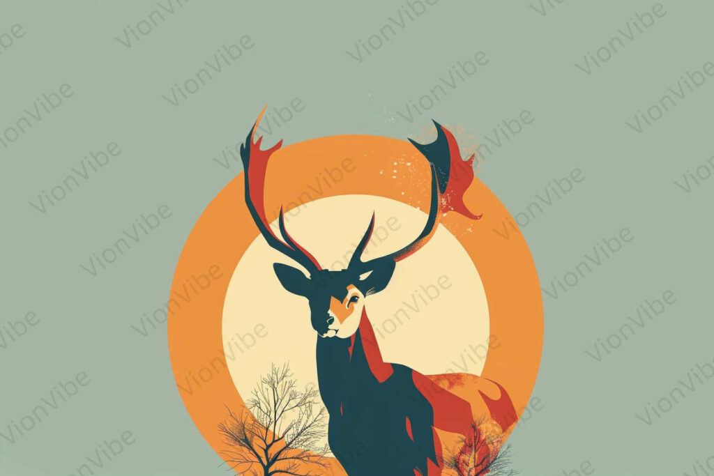 illustration of a deer