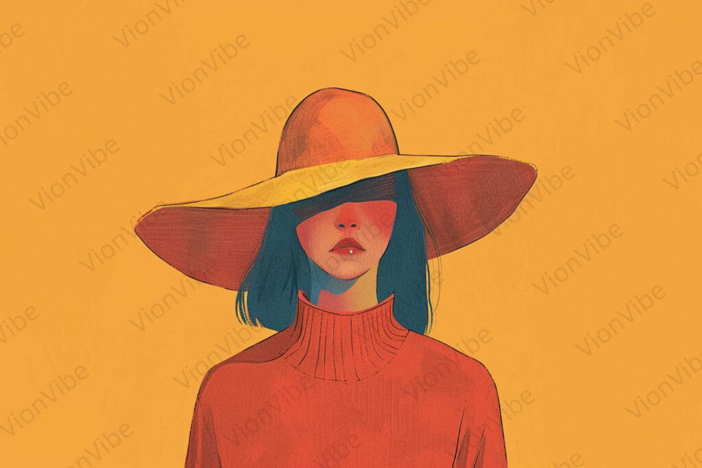 girl in a hat