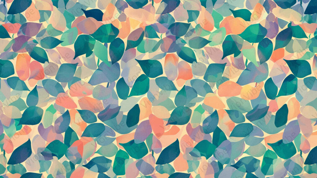 seamless pattern with leaves