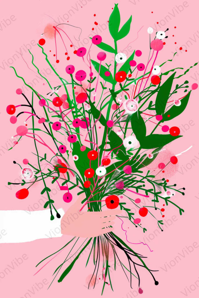 background with flowers