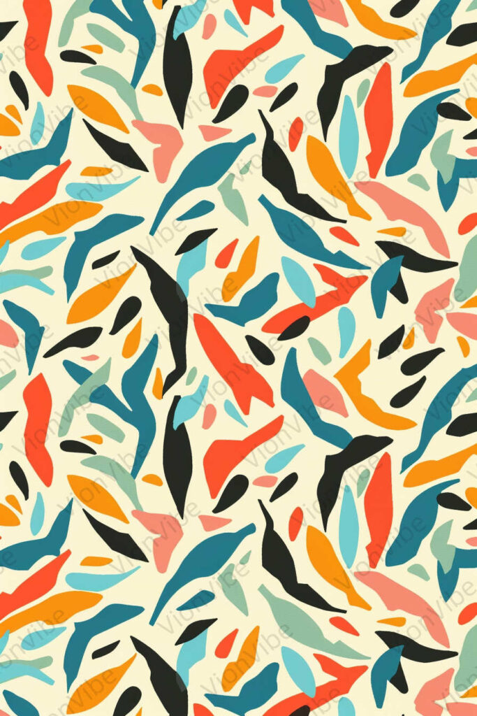 seamless pattern with leaves