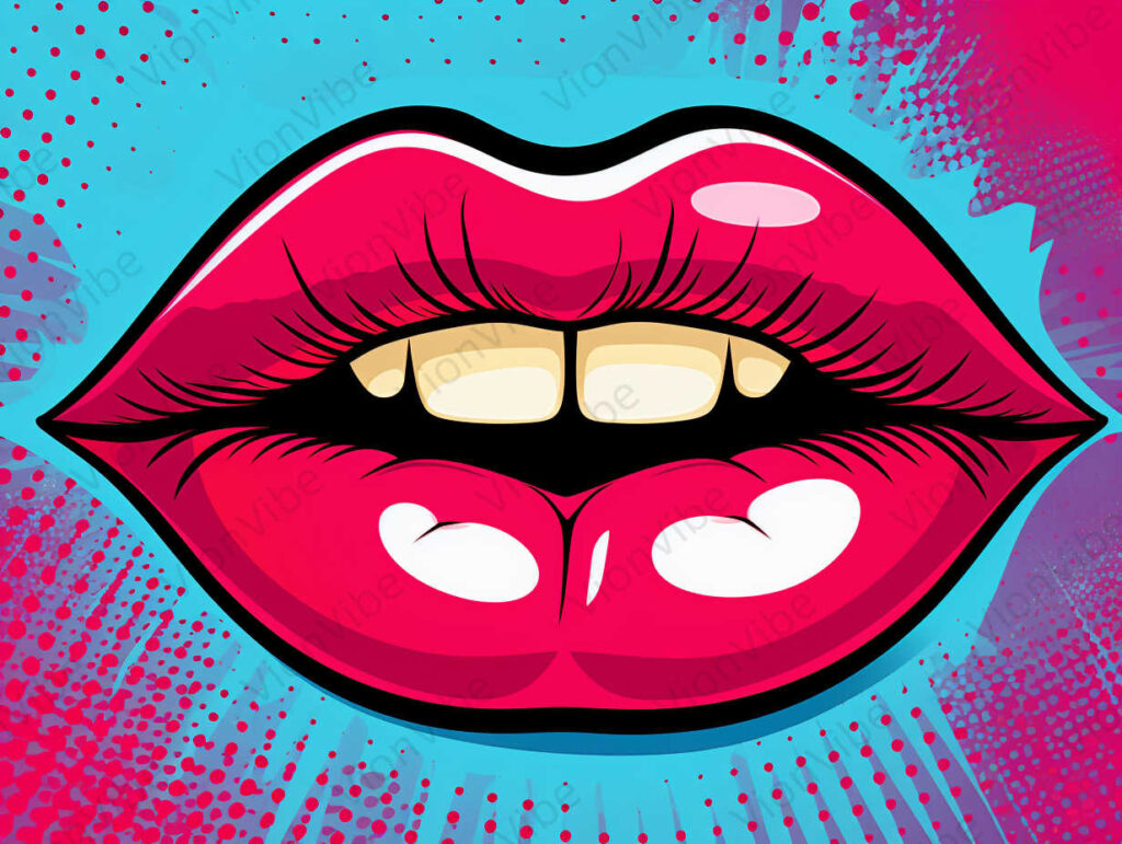 illustration of a lips