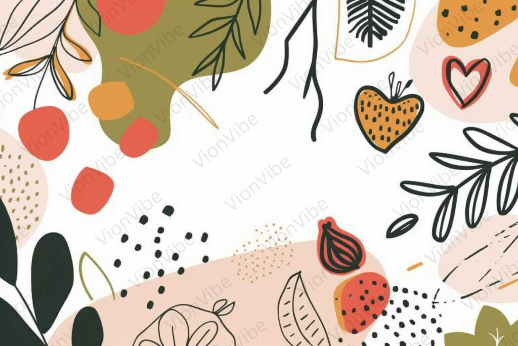 seamless pattern with leaves