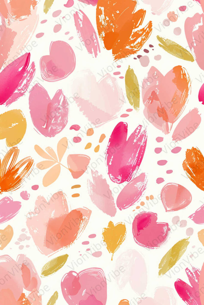 seamless pattern with hearts