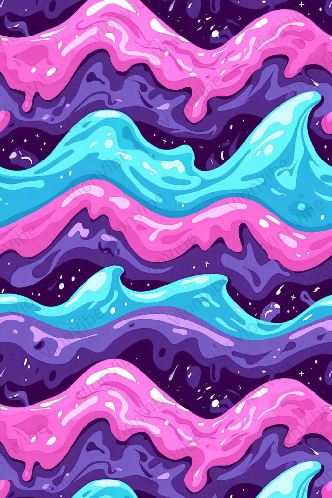 seamless pattern with waves