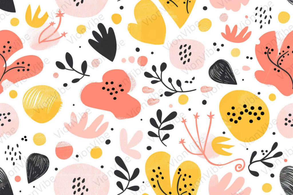 seamless pattern with flowers