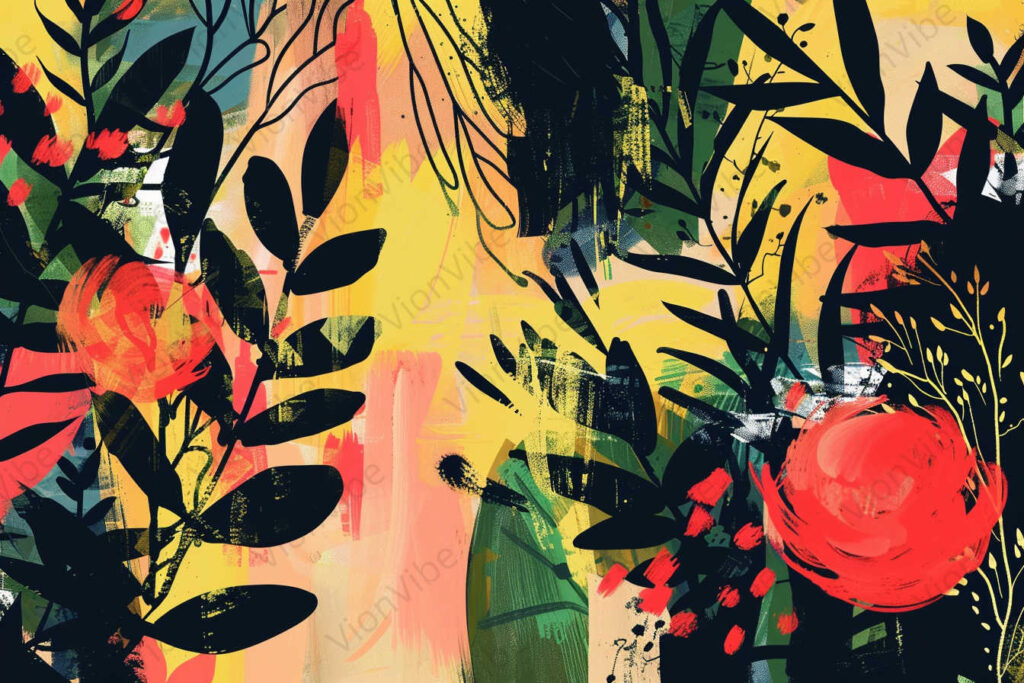 abstract floral background