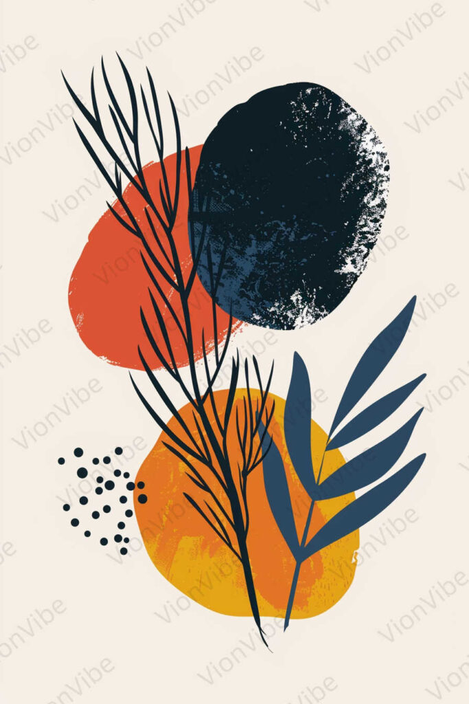 abstract floral design