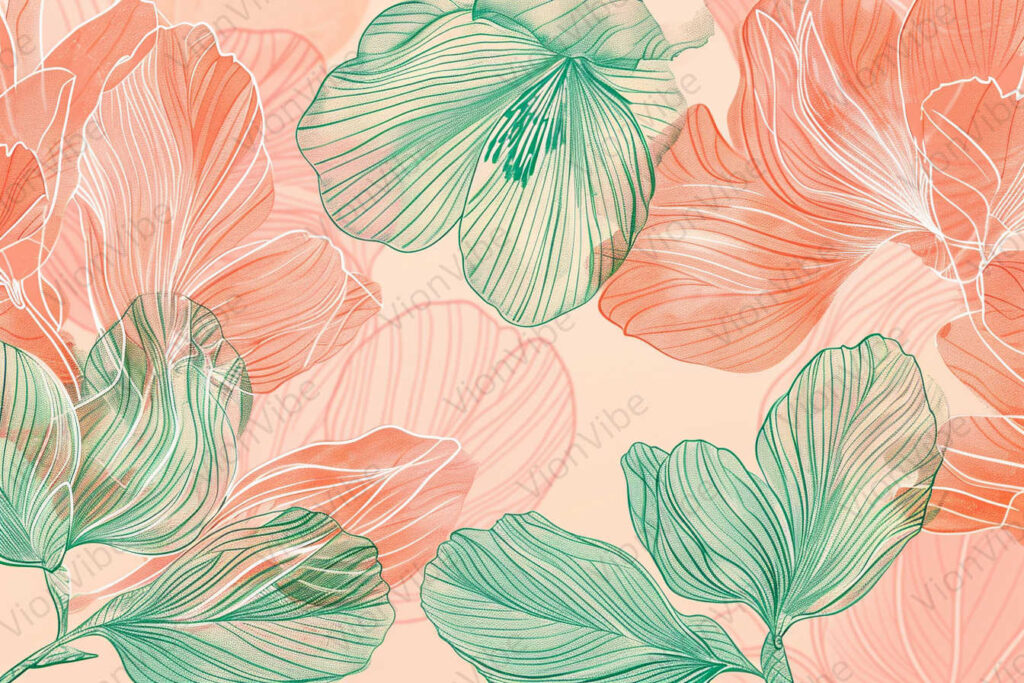 seamless pattern with flowers