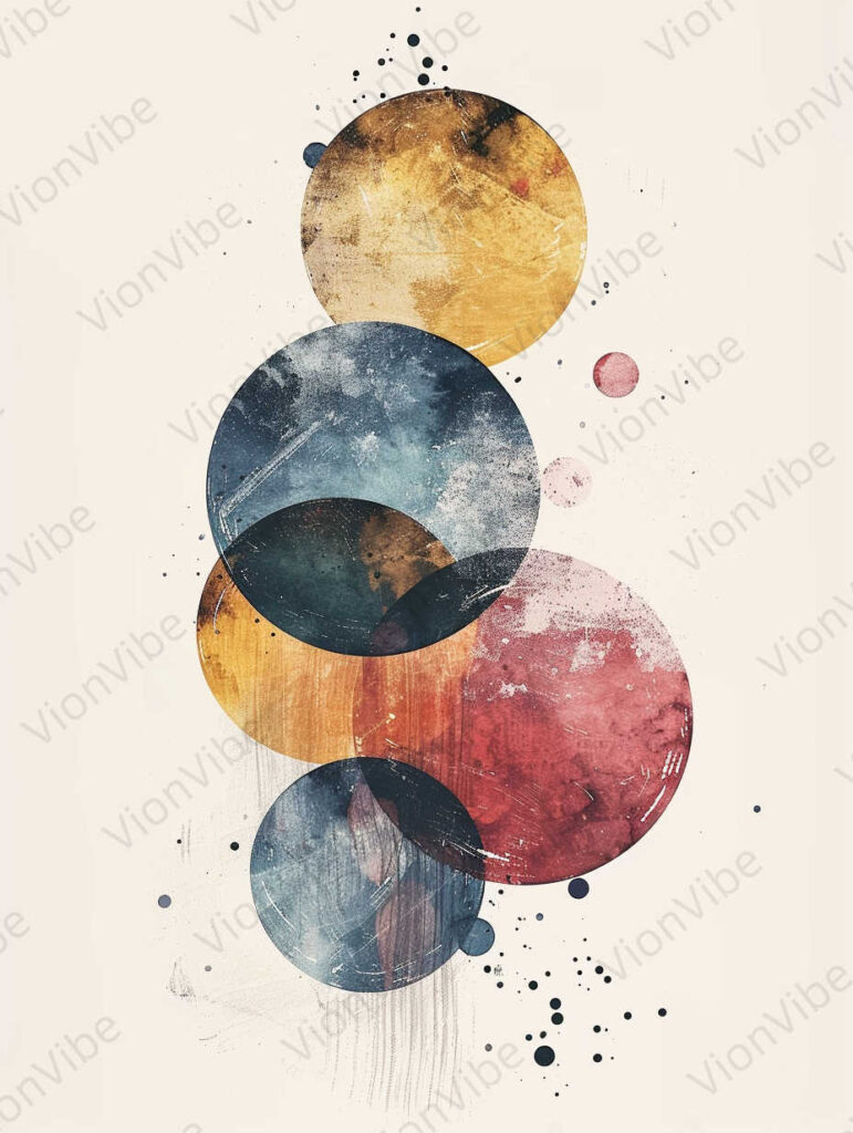 background with circles