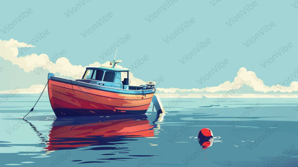 boat on the sea